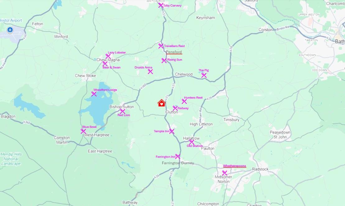 Willow Ridge - A Large Country House With 3 Rental Rooms Clutton 外观 照片